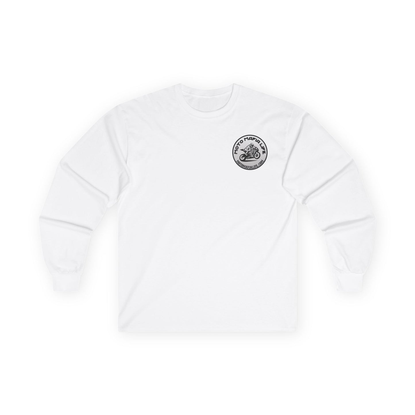 Be Brave, Never Give up, Moto Mafia Life Unisex Long Sleeve Tee - Bold Graphic T-Shirt for Motorcycle Enthusiasts