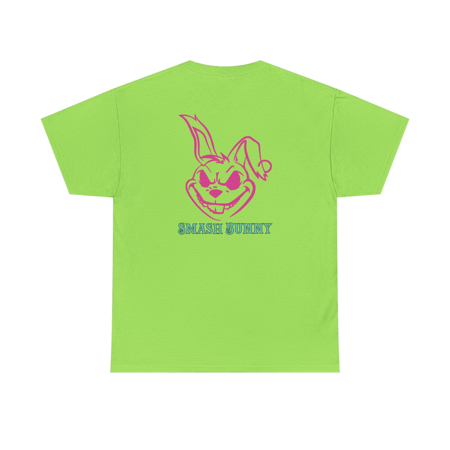 Smash Bunny, Rad Moto Bunny, Heavy Cotton T-Shirt