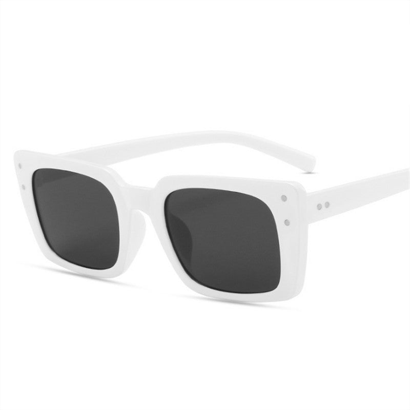 Trendy Squared Small Frame Sunglasses
