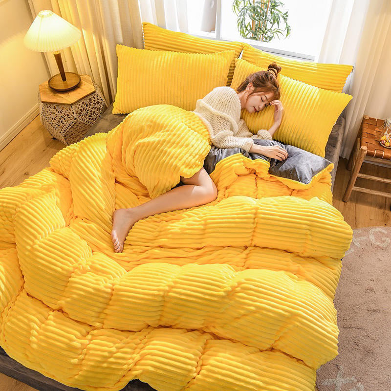 Magic Velvet Four Piece Thermal Duvet Cover