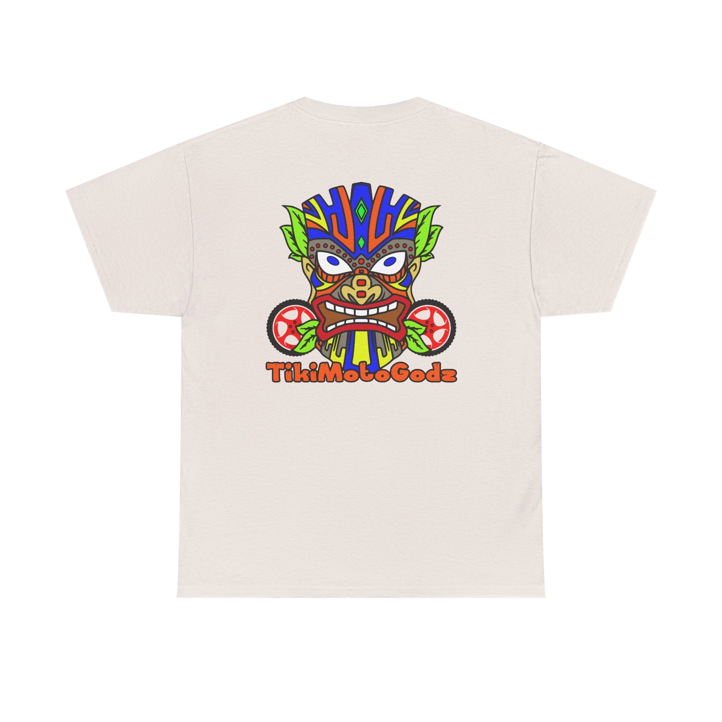 Tiki Moto Godz. Heavy Cotton T-Shirt