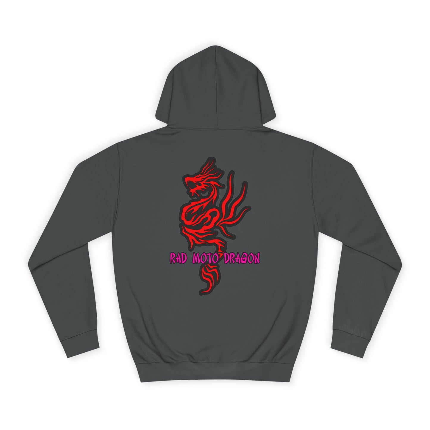 Rad Moto Dragon, Rad Moto Life, Unisex Hoodie - Biker Style Sweatshirt for Motorcycle Enthusiasts