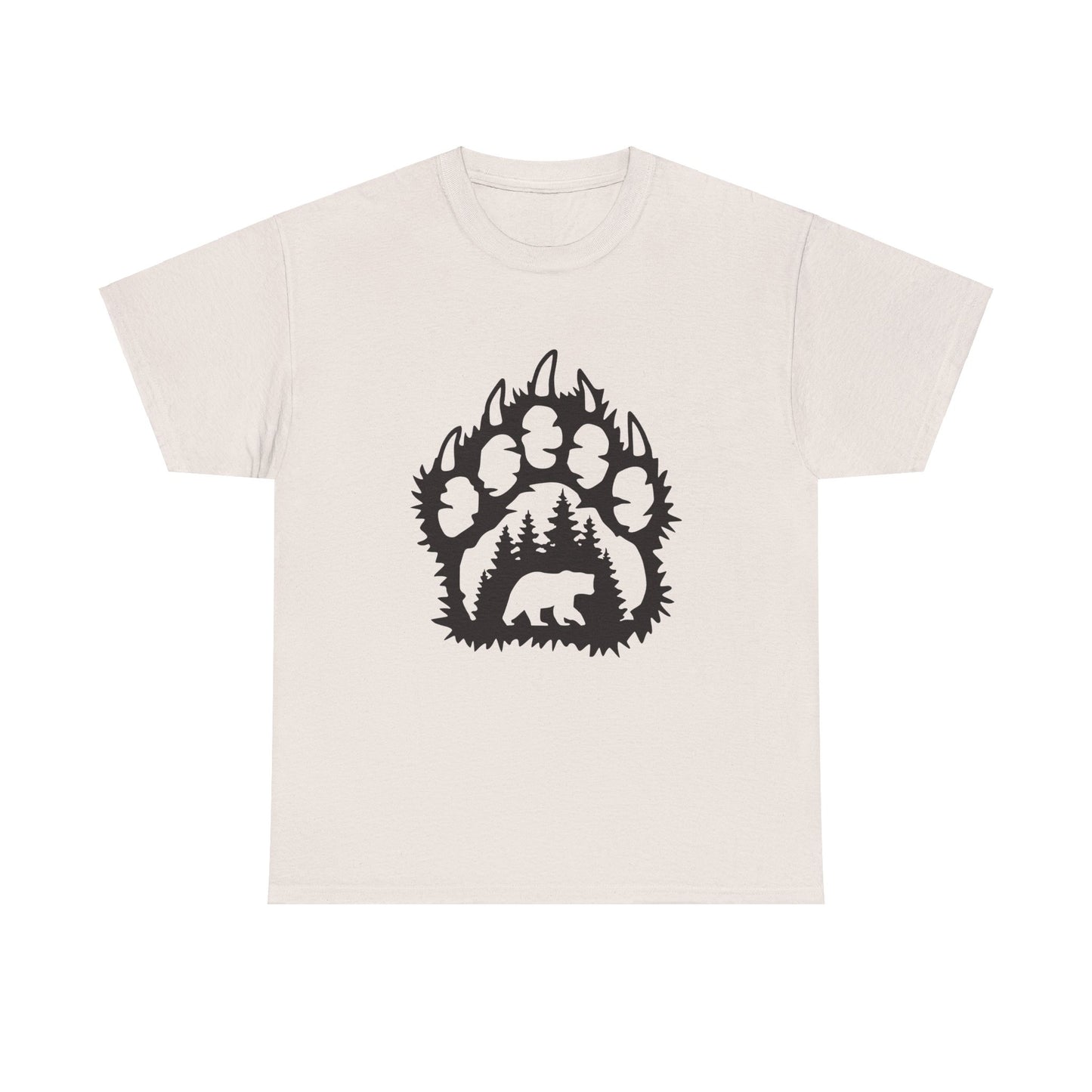Bear Paw. Heavy Cotton T-Shirt
