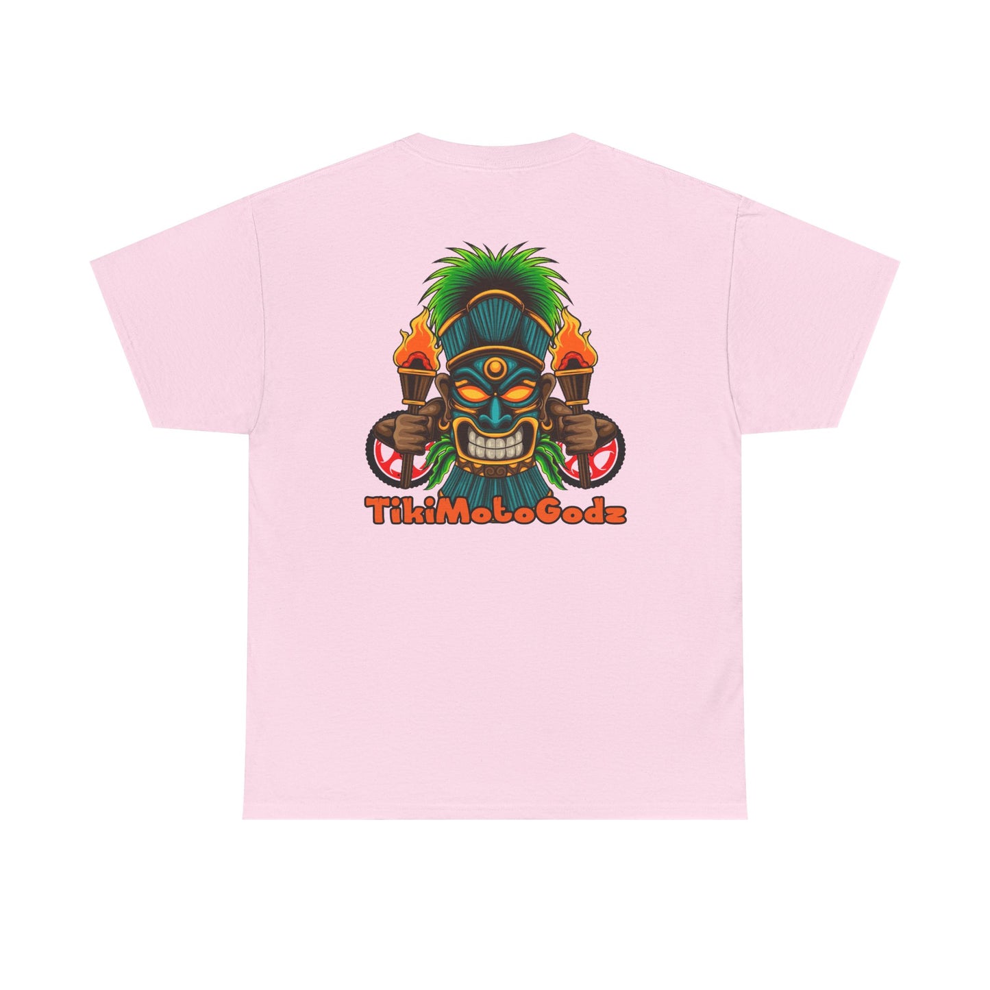 Tiki Moto Godz. Heavy Cotton T-Shirt