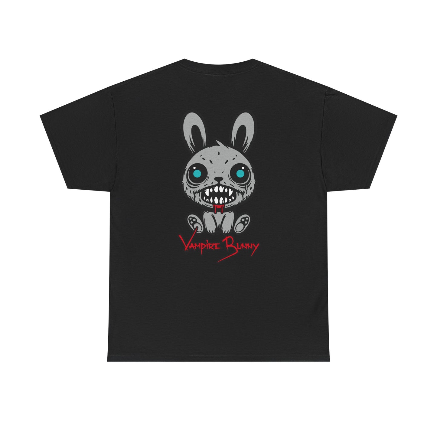 Vampire Bunny, Rad Moto Bunny, Heavy Cotton T-Shirt