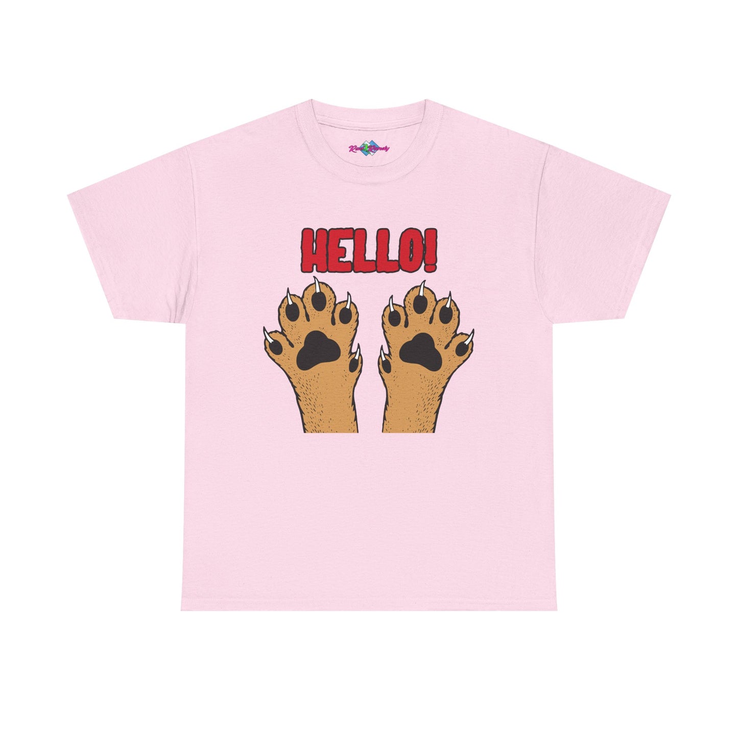 Hello Paws. Heavy Cotton T-Shirt