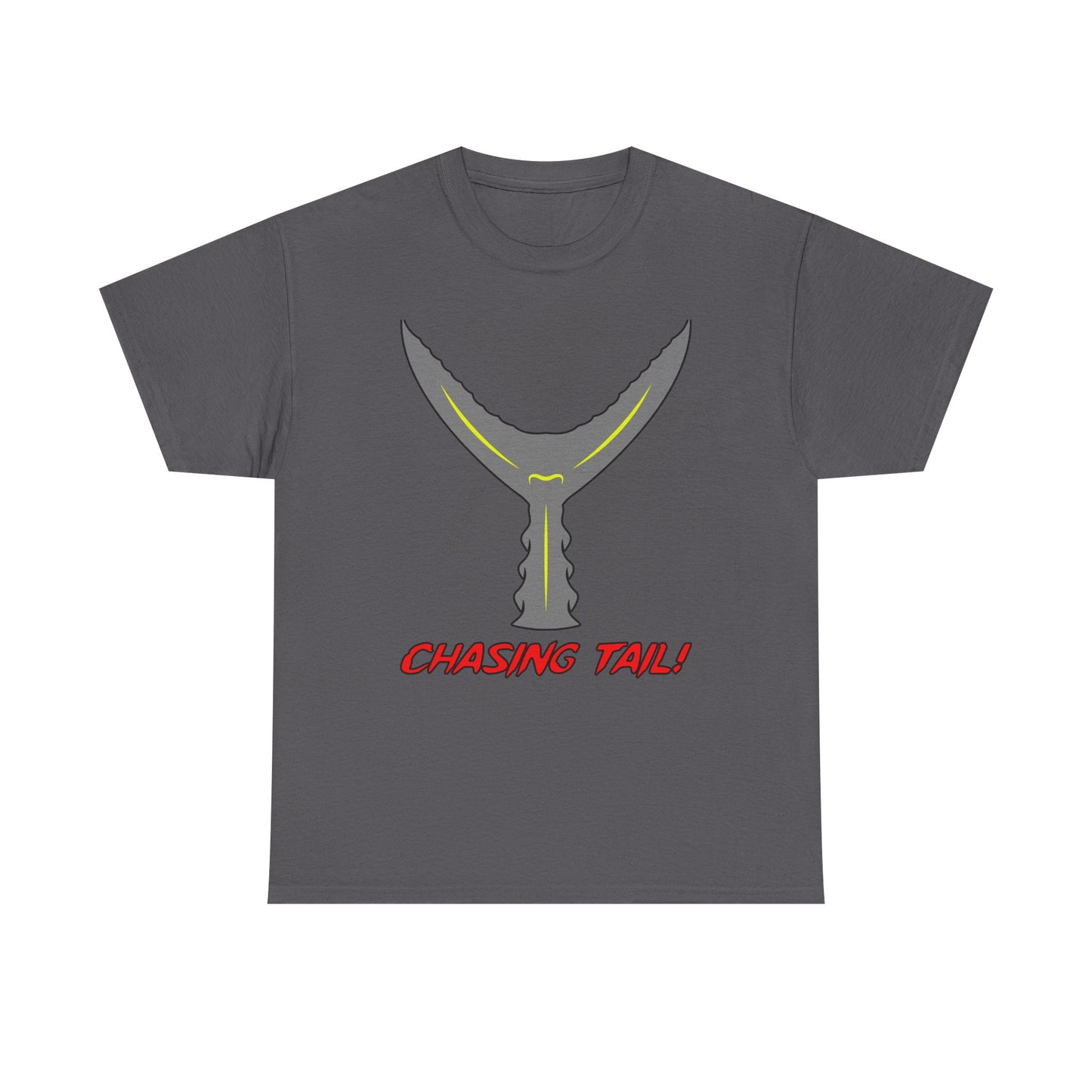 Chasing Tail. Heavy Cotton T-Shirt