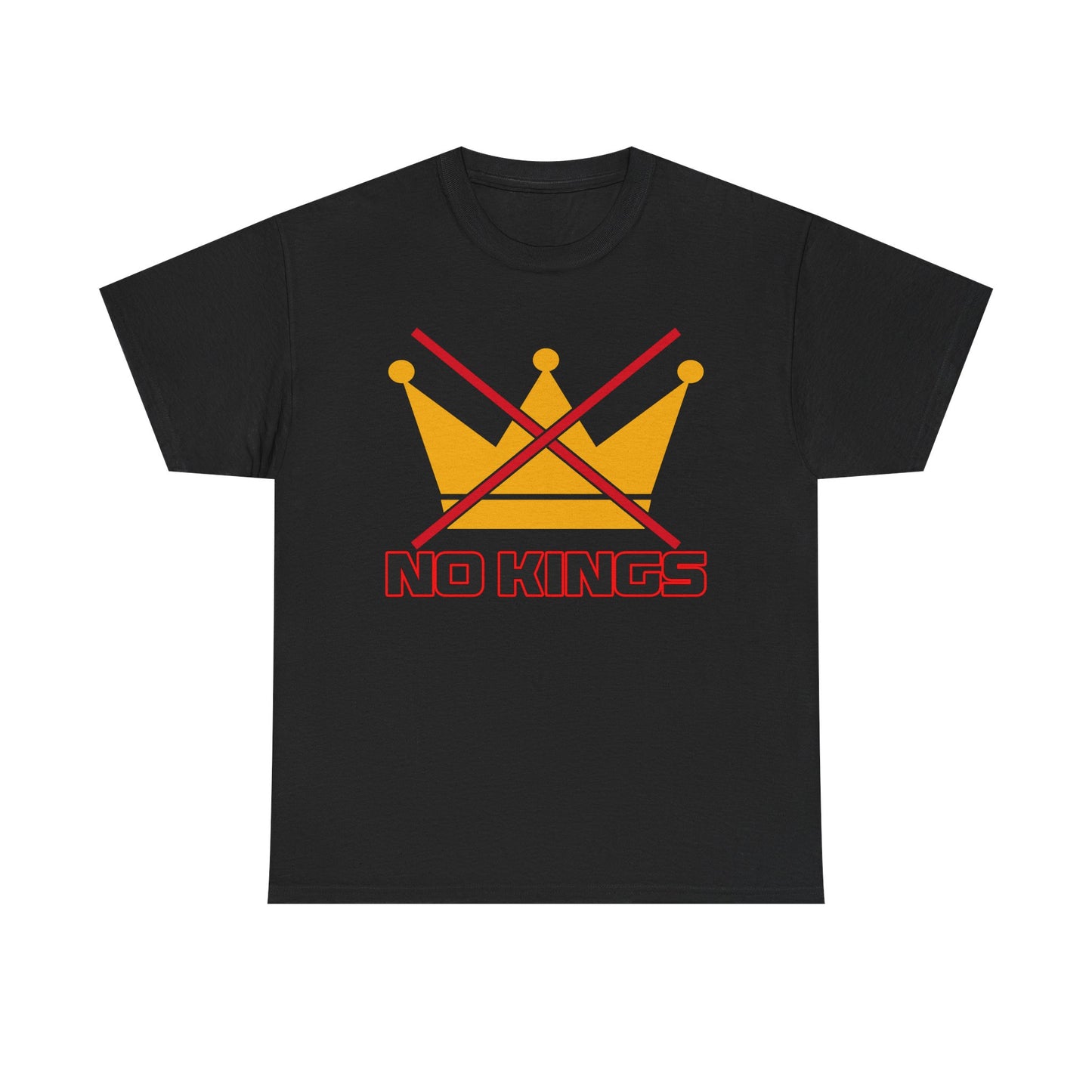 No Kings Unisex Tee - Graphic Printed T-Shirt