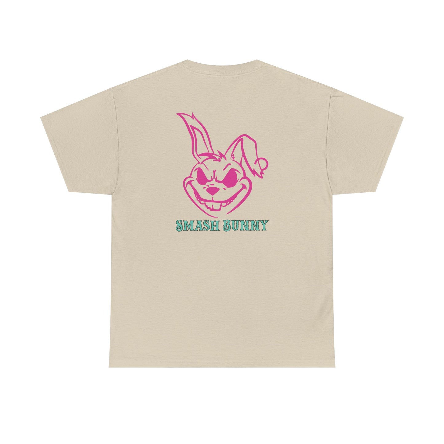Smash Bunny, Rad Moto Bunny, Heavy Cotton T-Shirt