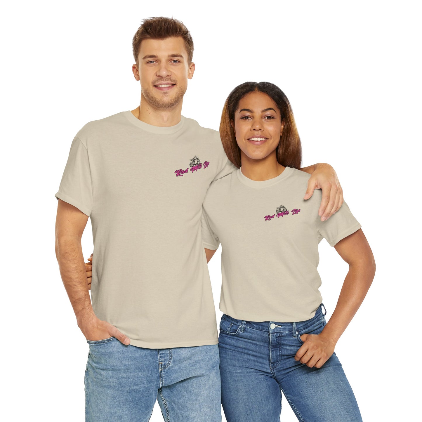 Shark Rider, Rad Moto Life, Heavy Cotton T-Shirt