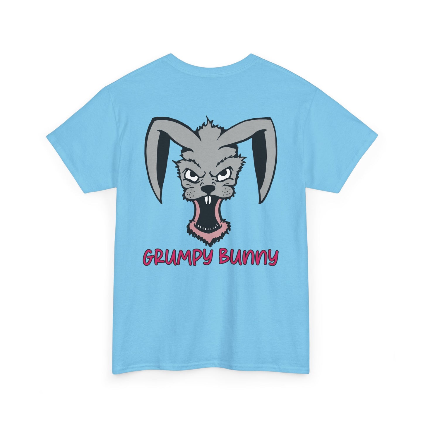 Grumpy Bunny, Rad Moto Bunny, Heavy Cotton T-Shirt