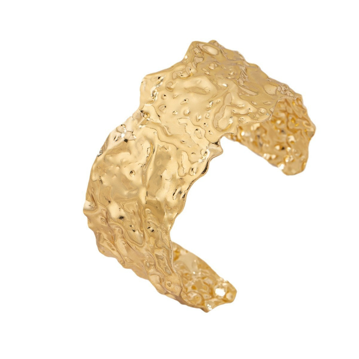 18K Gold Plated Brass Open-ended Bracelet