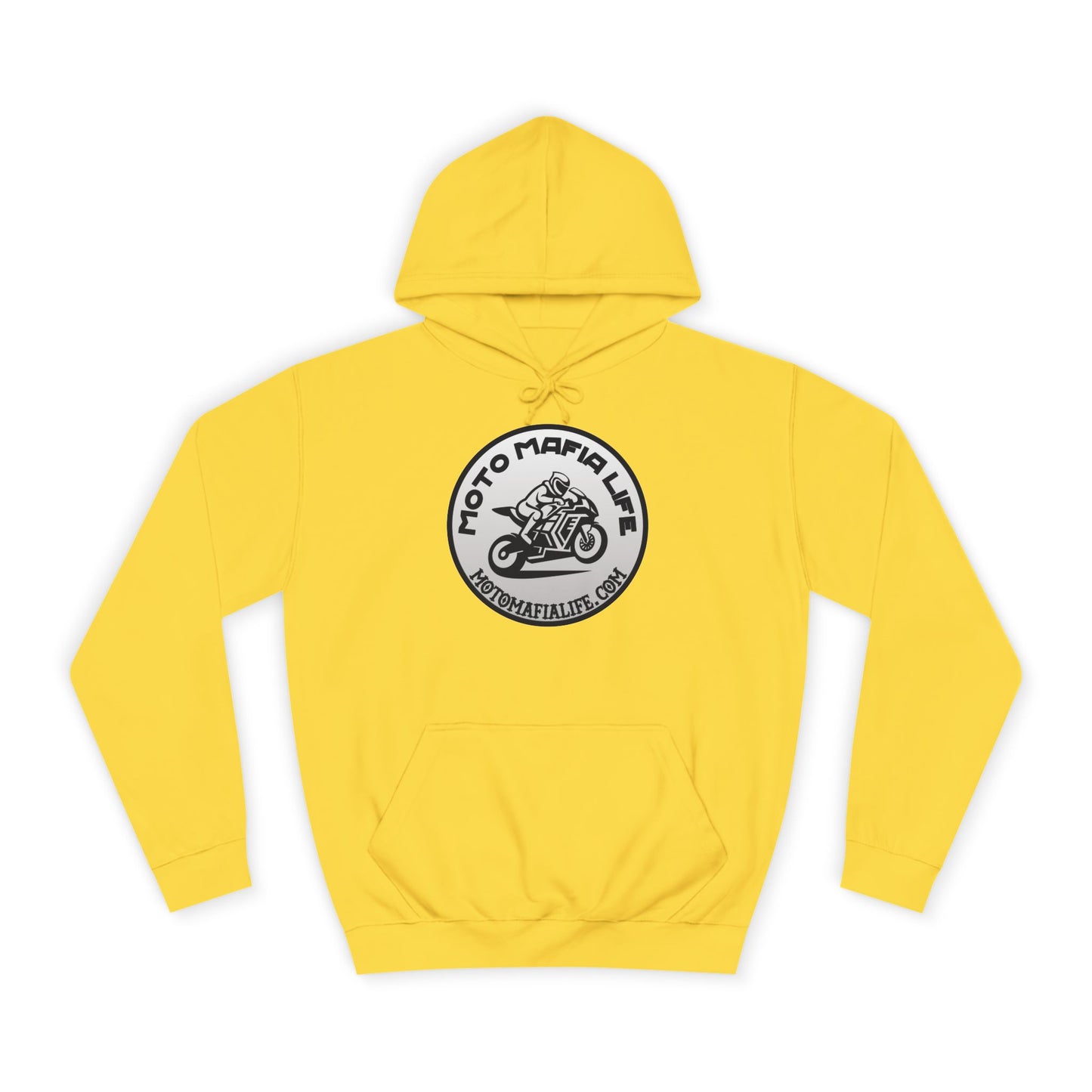 Be Brave, Never Give up, Moto Mafia Life Unisex Hoodie - Biker Style Sweatshirt for Motorcycle Enthusiasts