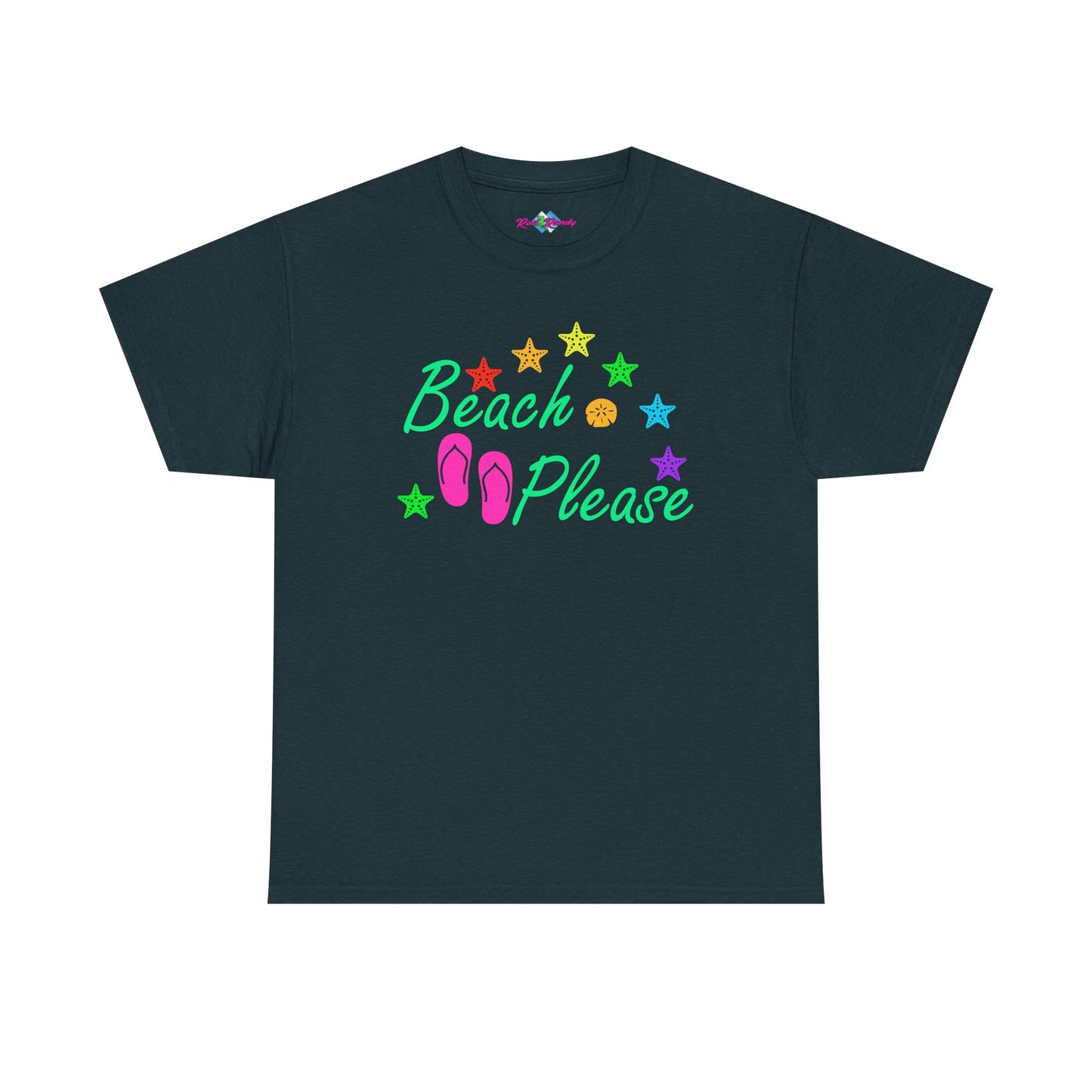 Beach Please. Heavy Cotton T-Shirt