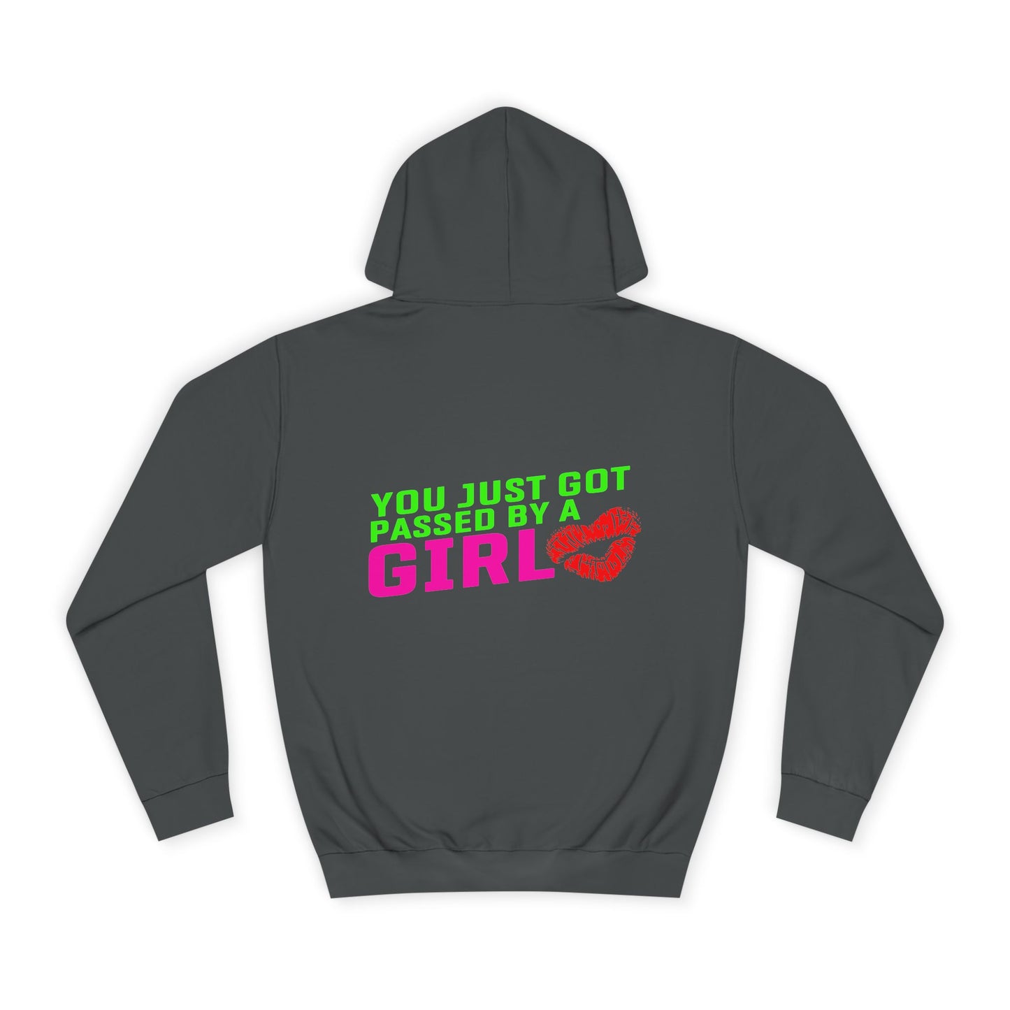 You just got passed by a Girl, Rad Moto Bunny, Unisex Hoodie - Biker Style Sweatshirt for Motorcycle Enthusiasts