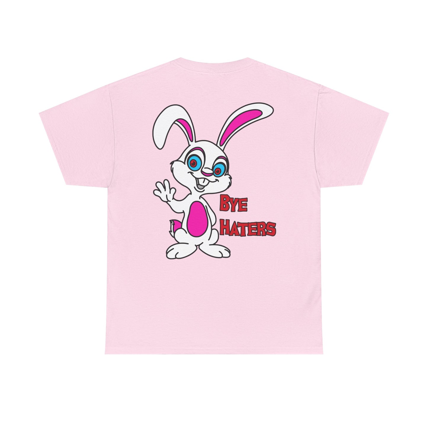 Bye Haters Bunny, Rad Moto Bunny, Heavy Cotton T-Shirt