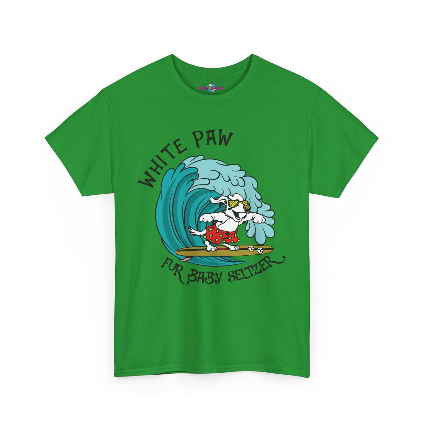 White Paw. Heavy Cotton T-Shirt