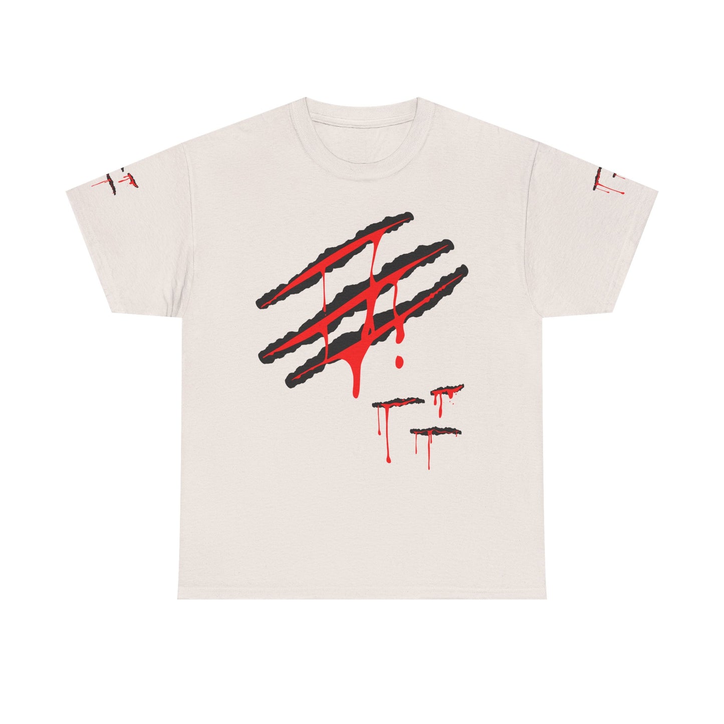 Bloody Scratches. Heavy Cotton T-Shirt