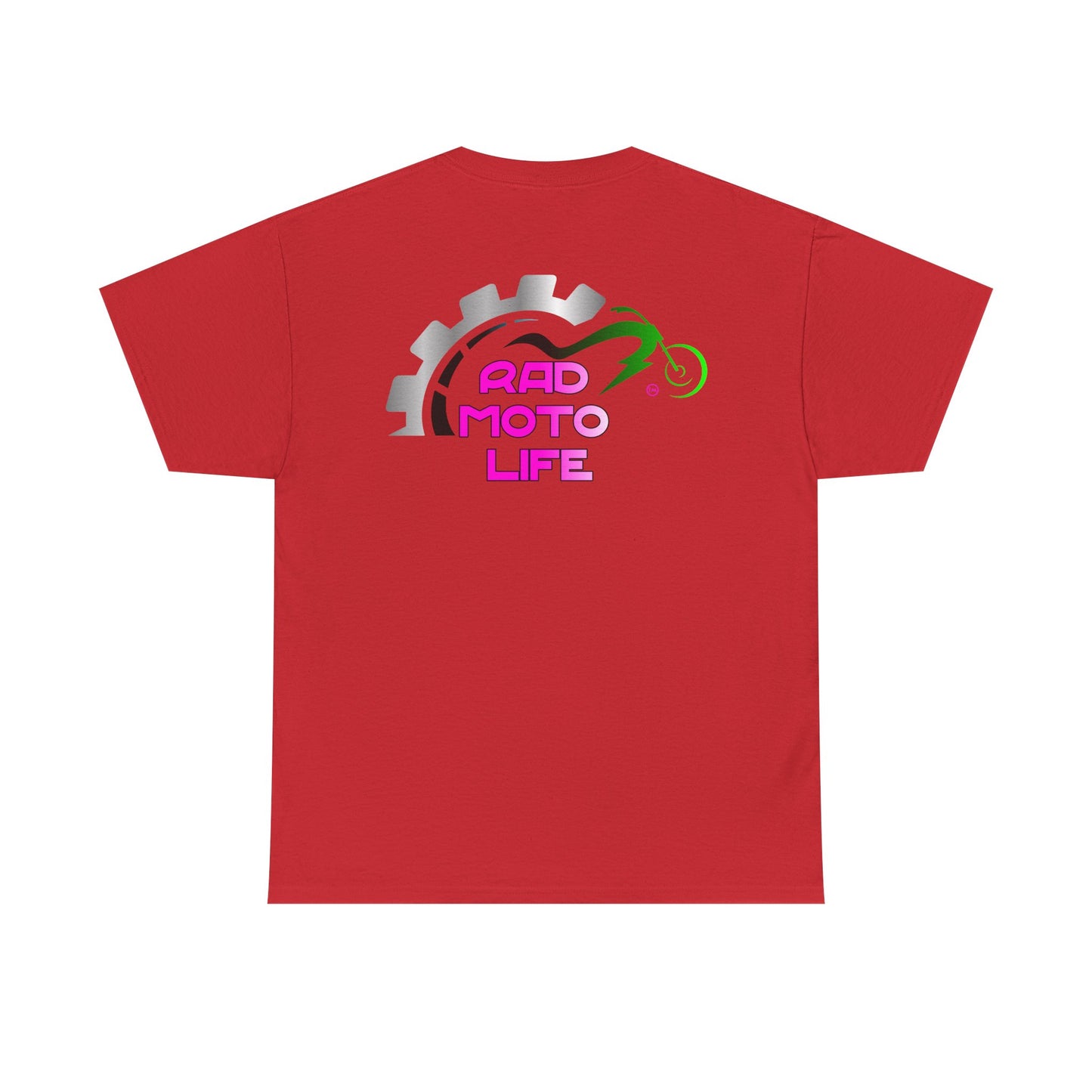 Geared, Rad Moto Life, Heavy Cotton T-Shirt
