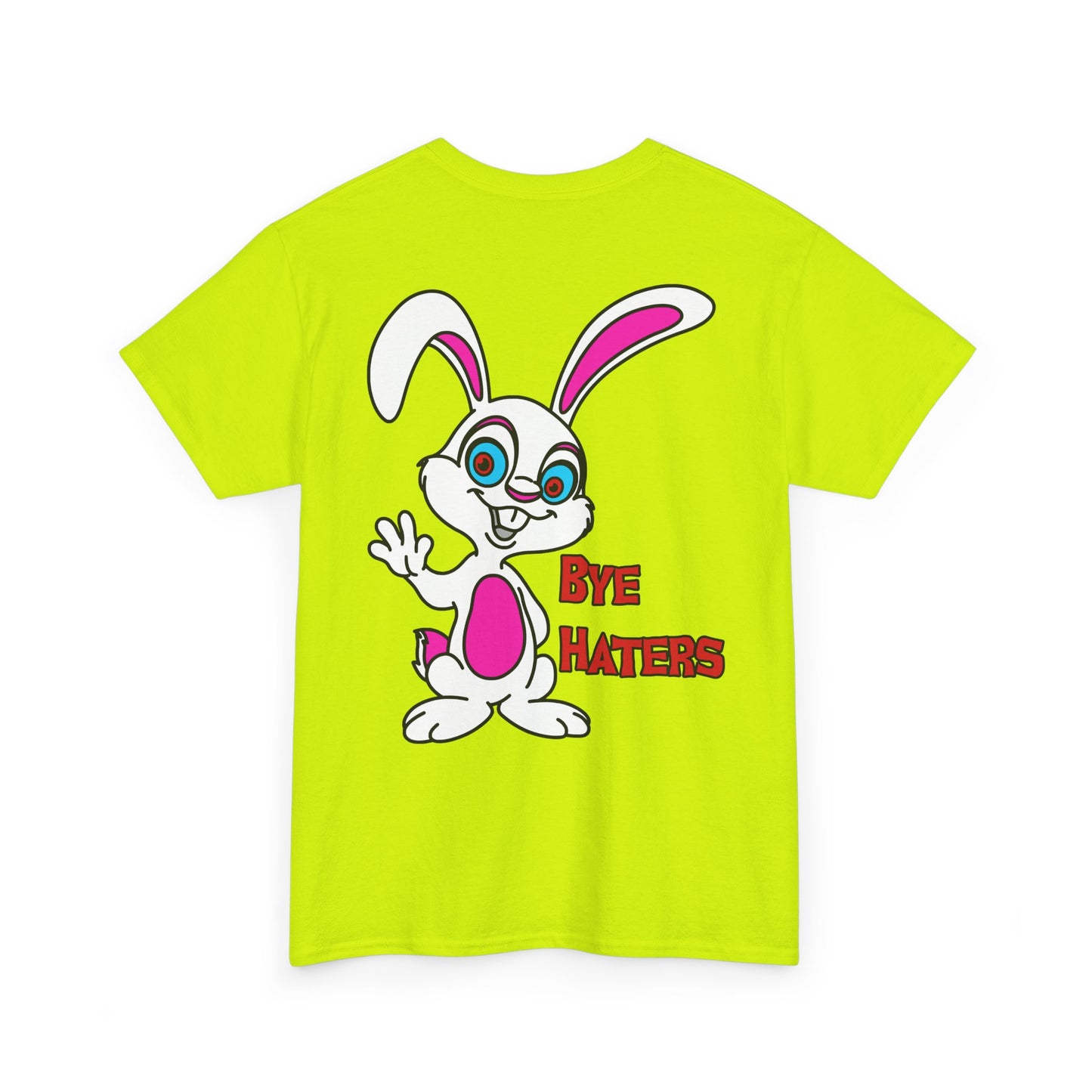 Bye Haters Bunny, Rad Moto Bunny, Heavy Cotton T-Shirt