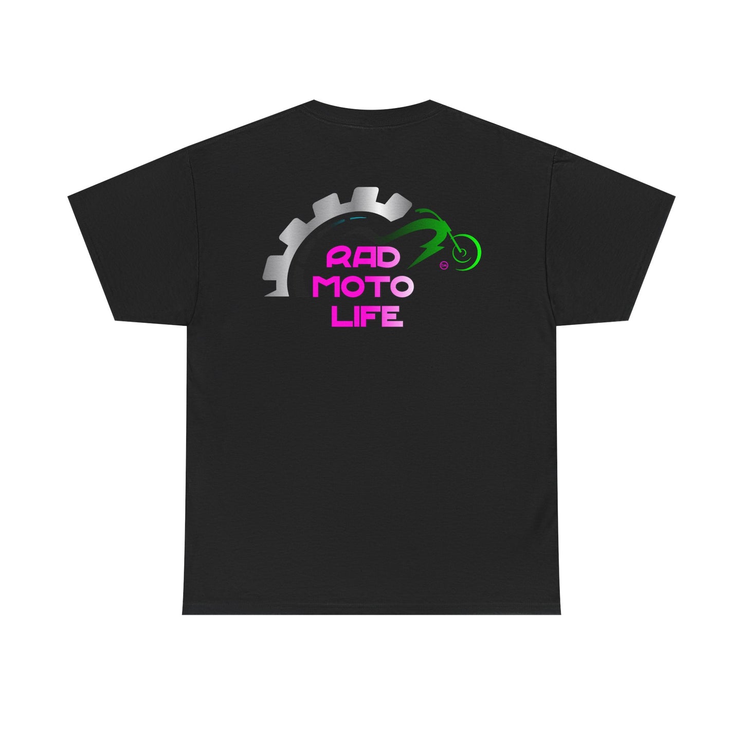 Geared, Rad Moto Life, Heavy Cotton T-Shirt