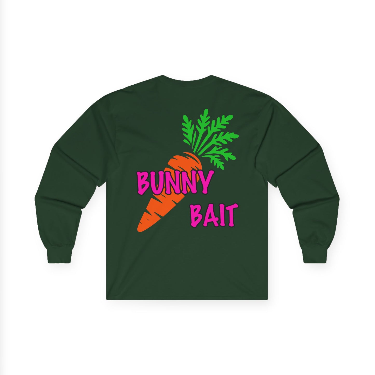 Bunny Bait, Rad Moto Bunny, Unisex Long Sleeve Tee - Bold Graphic T-Shirt for Motorcycle Enthusiasts