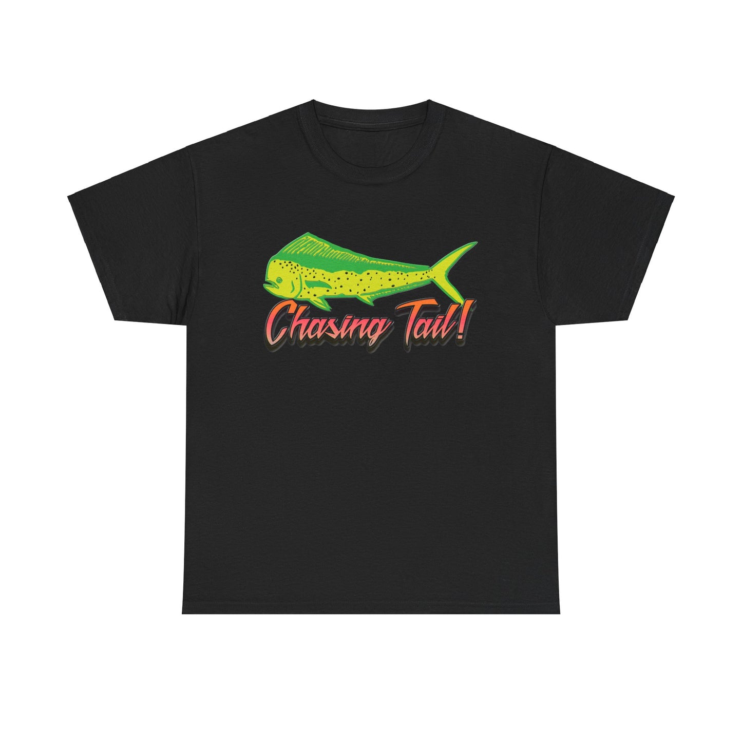 Chasing Tail Dorado. Heavy Cotton T-Shirt
