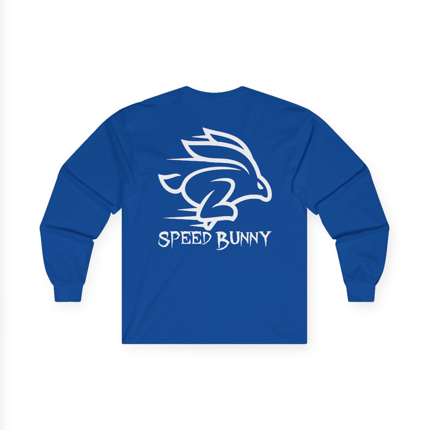 Speed Bunny, Rad Moto Bunny, Unisex Long Sleeve Tee - Bold Graphic T-Shirt for Motorcycle Enthusiasts