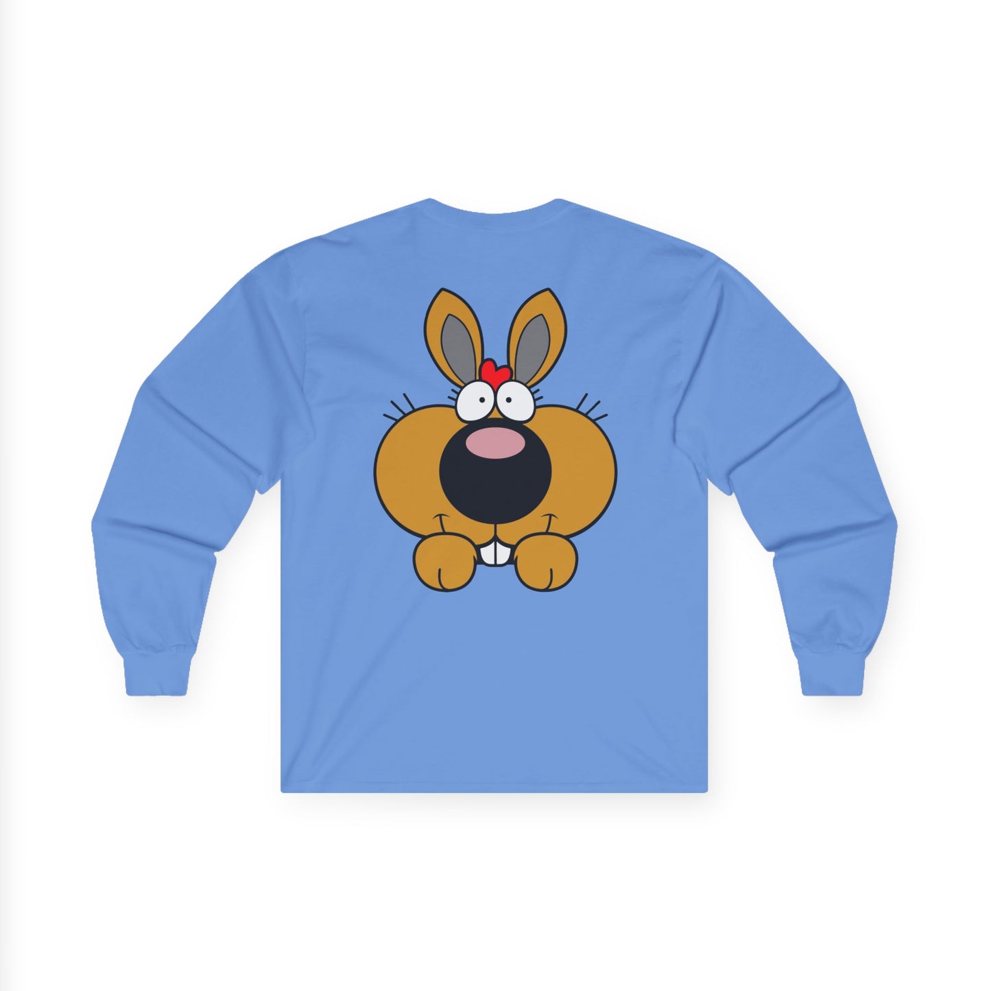 Love Bunny, Rad Moto Bunny, Unisex Long Sleeve Tee - Bold Graphic T-Shirt for Motorcycle Enthusiasts