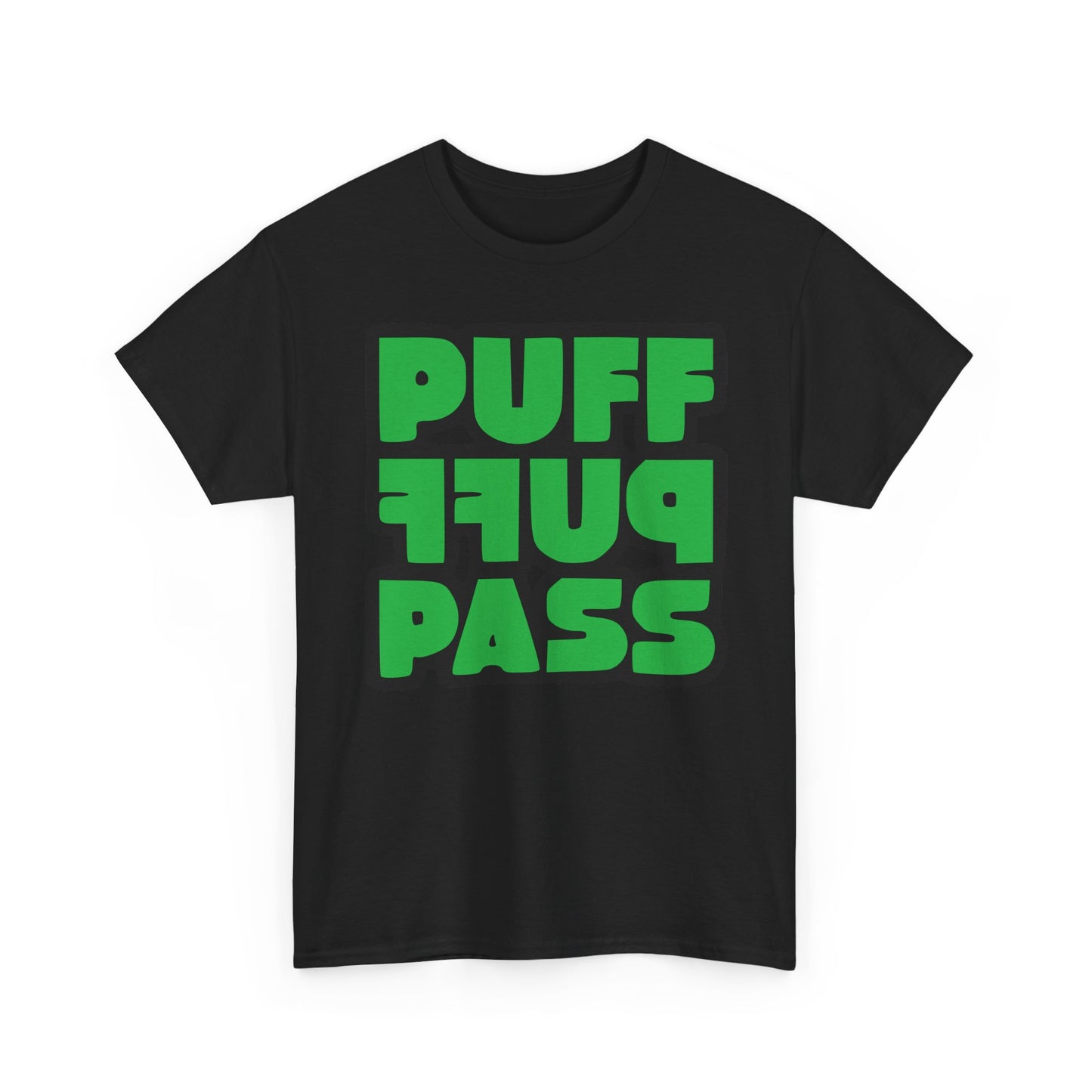 Puff Puff Pass Tee - Unisex Heavy Cotton T-Shirt