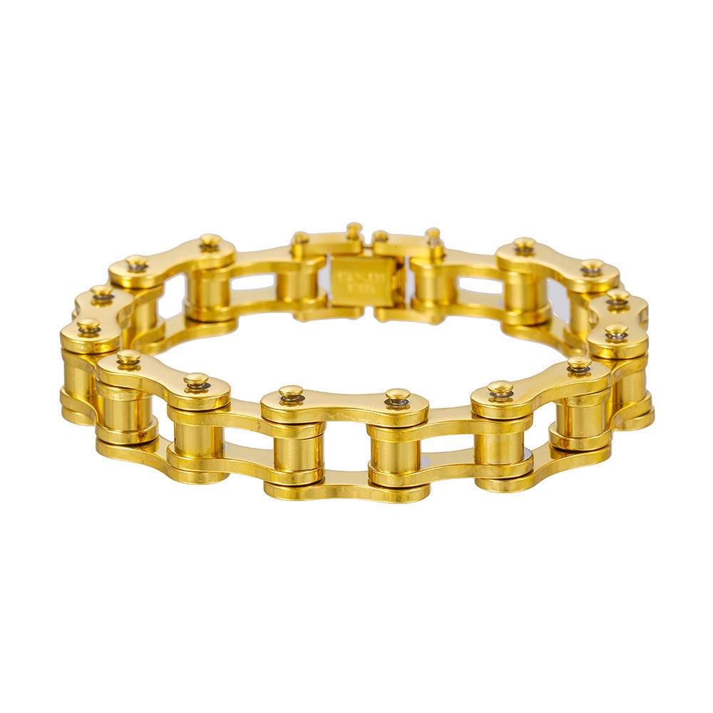 Moto Mafia Stainless Steel Motorcycle Chain Bracelet