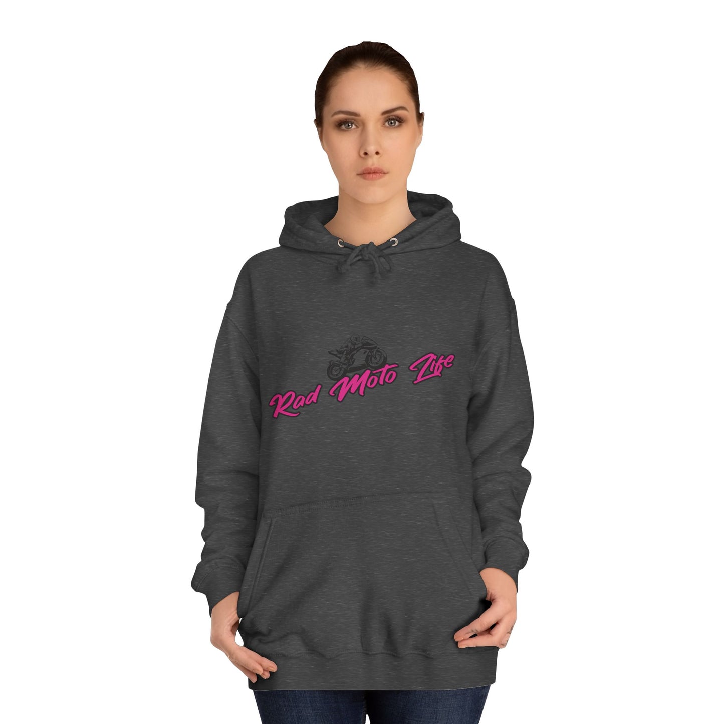 Life Behind Bars, Rad Moto Life Unisex Hoodie - Biker Style Sweatshirt for Motorcycle Enthusiasts