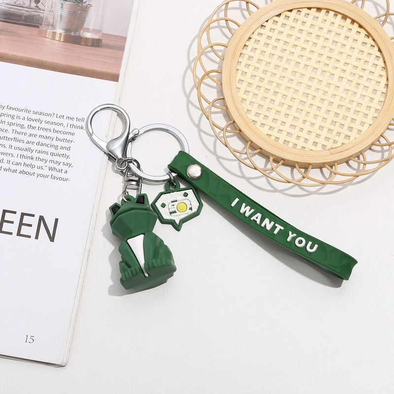 Trendy Animal Keychain