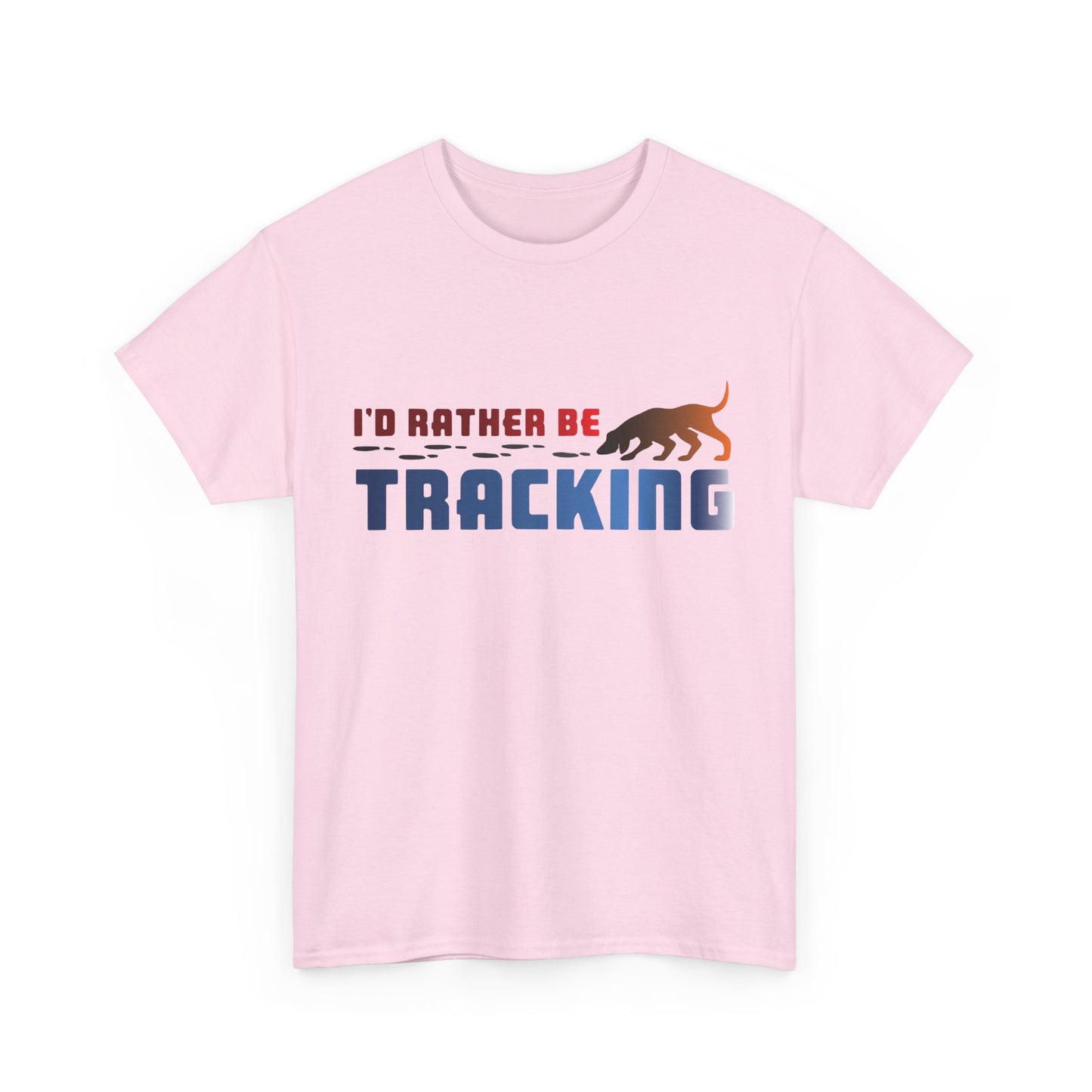 I'D Rather be Tracking. Heavy Cotton T-Shirt