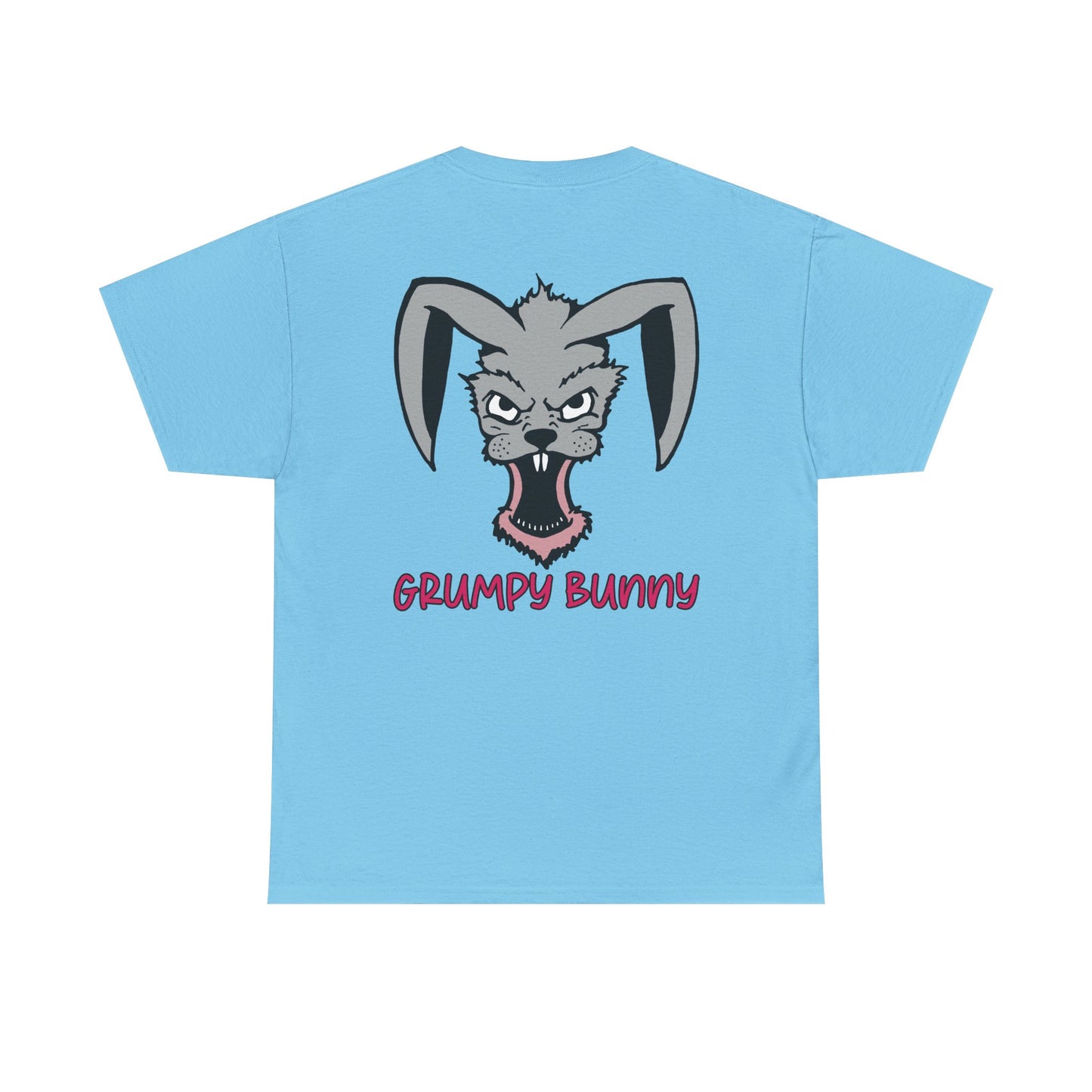Grumpy Bunny, Rad Moto Bunny, Heavy Cotton T-Shirt