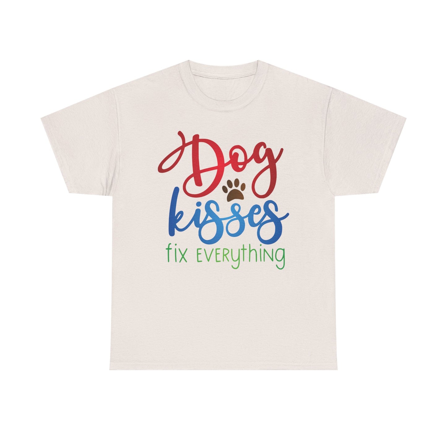 Dog Kisses. Heavy Cotton T-Shirt
