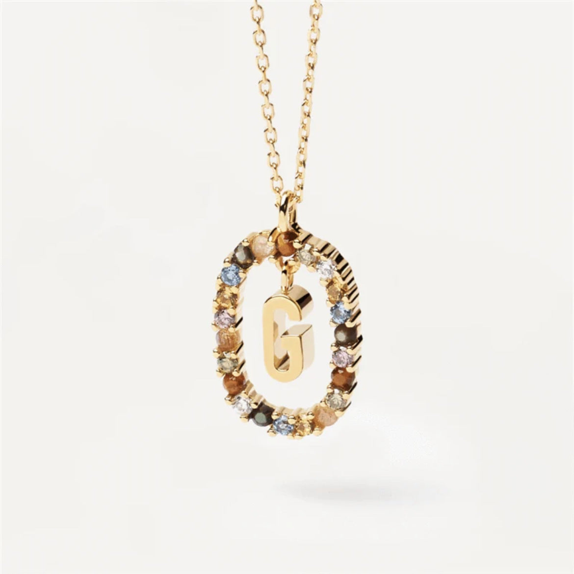 Stylish Zircon Alphabet Clavicle Chain