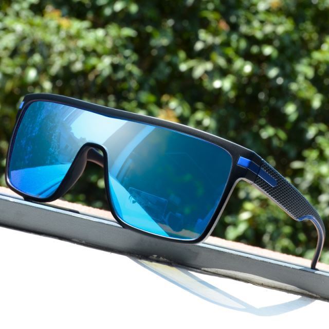 Squared Polarized Sports Sunglasses