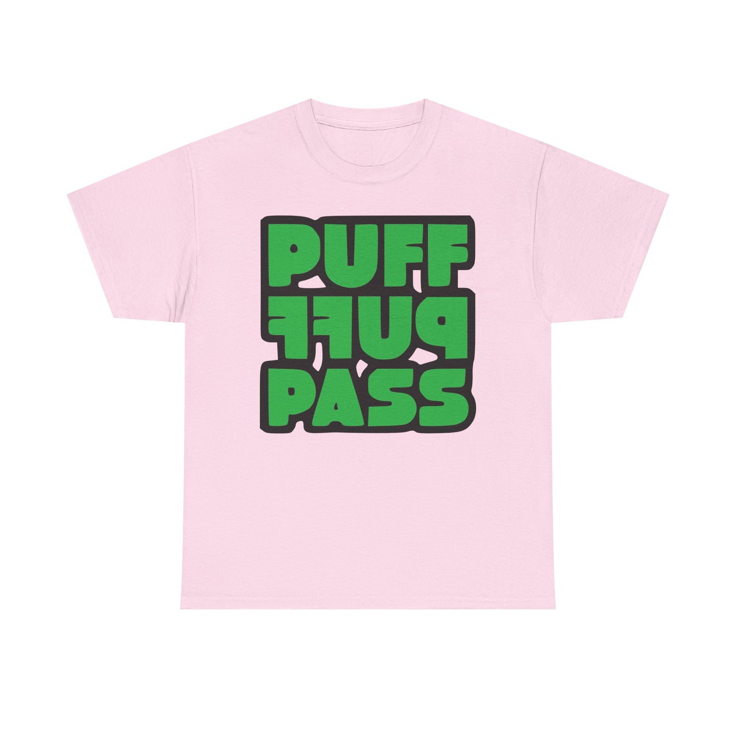 Puff Puff Pass Tee - Unisex Heavy Cotton T-Shirt