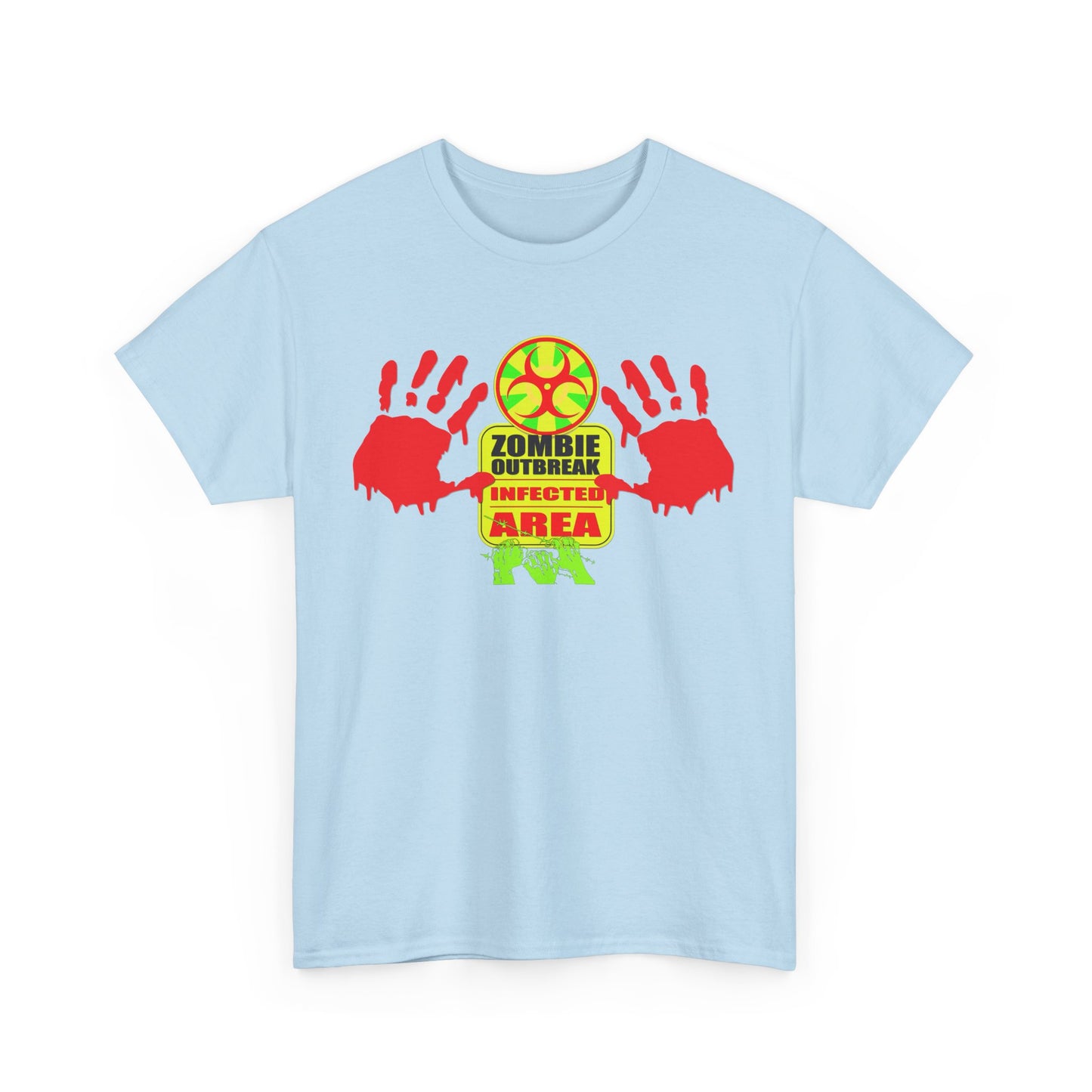 Zombie Outbreak. Heavy Cotton T-Shirt
