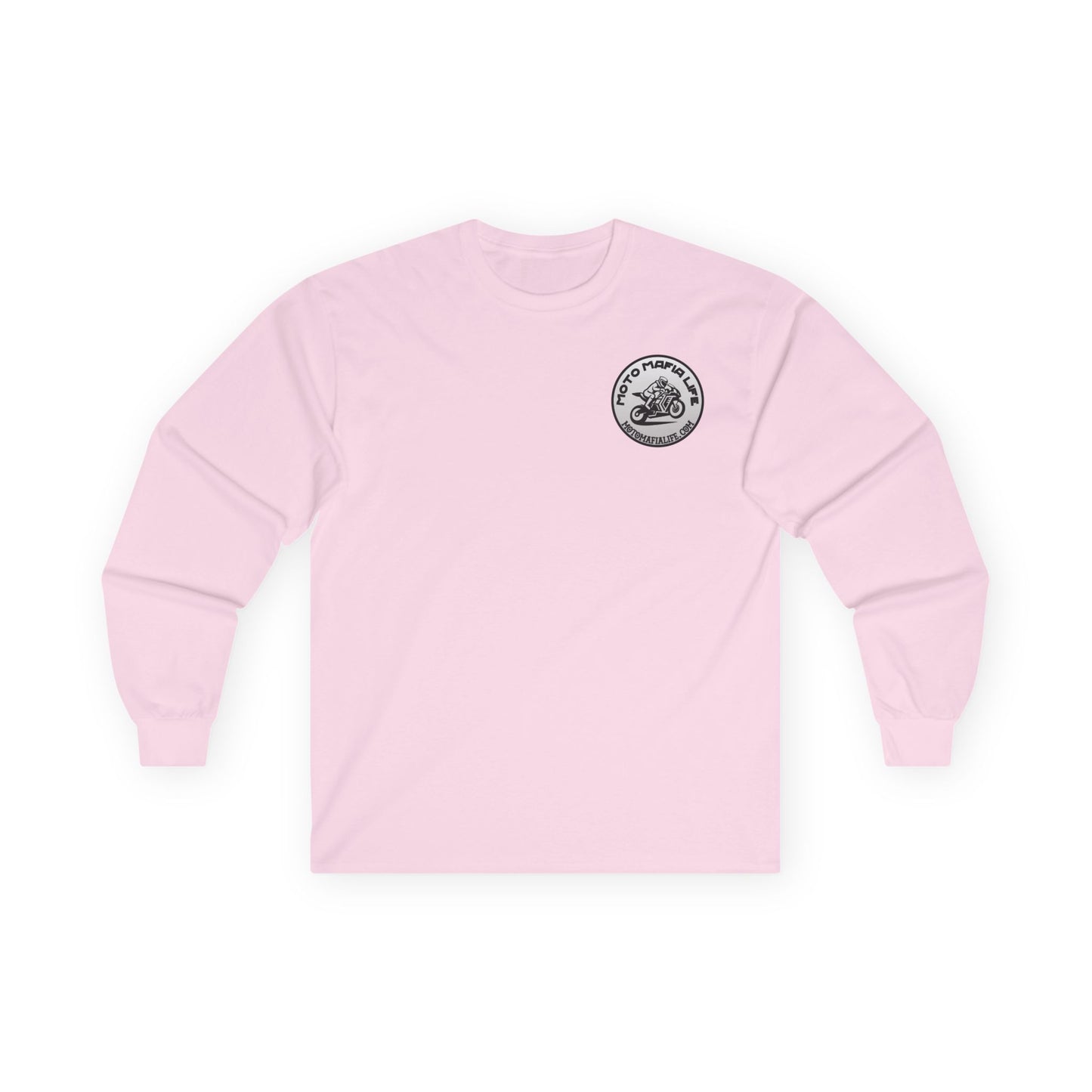 Moto Mafia Life Unisex Long Sleeve Tee - Bold Graphic T-Shirt for Motorcycle Enthusiasts