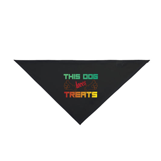 This Dog Loves Treats. Pet Bandana