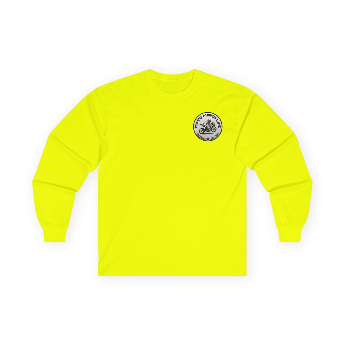 Be Brave, Never Give up, Moto Mafia Life Unisex Long Sleeve Tee - Bold Graphic T-Shirt for Motorcycle Enthusiasts