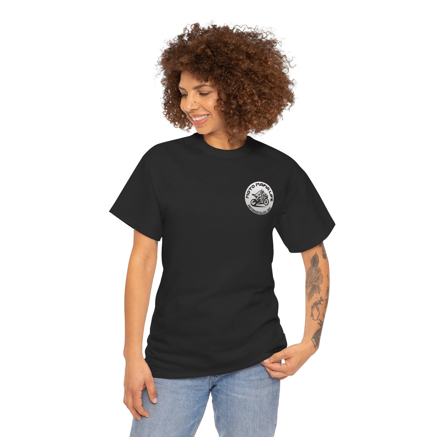 Born for Speed, Moto Mafia Life, Heavy Cotton T-Shirt