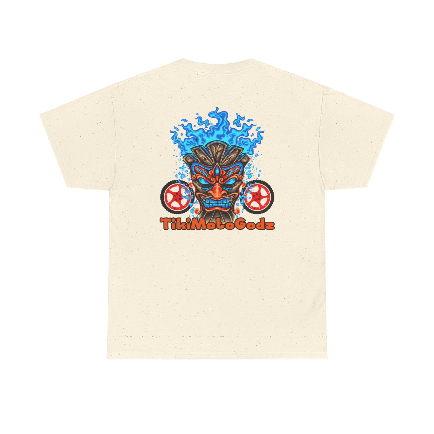 Tiki Moto Godz. Heavy Cotton T-Shirt