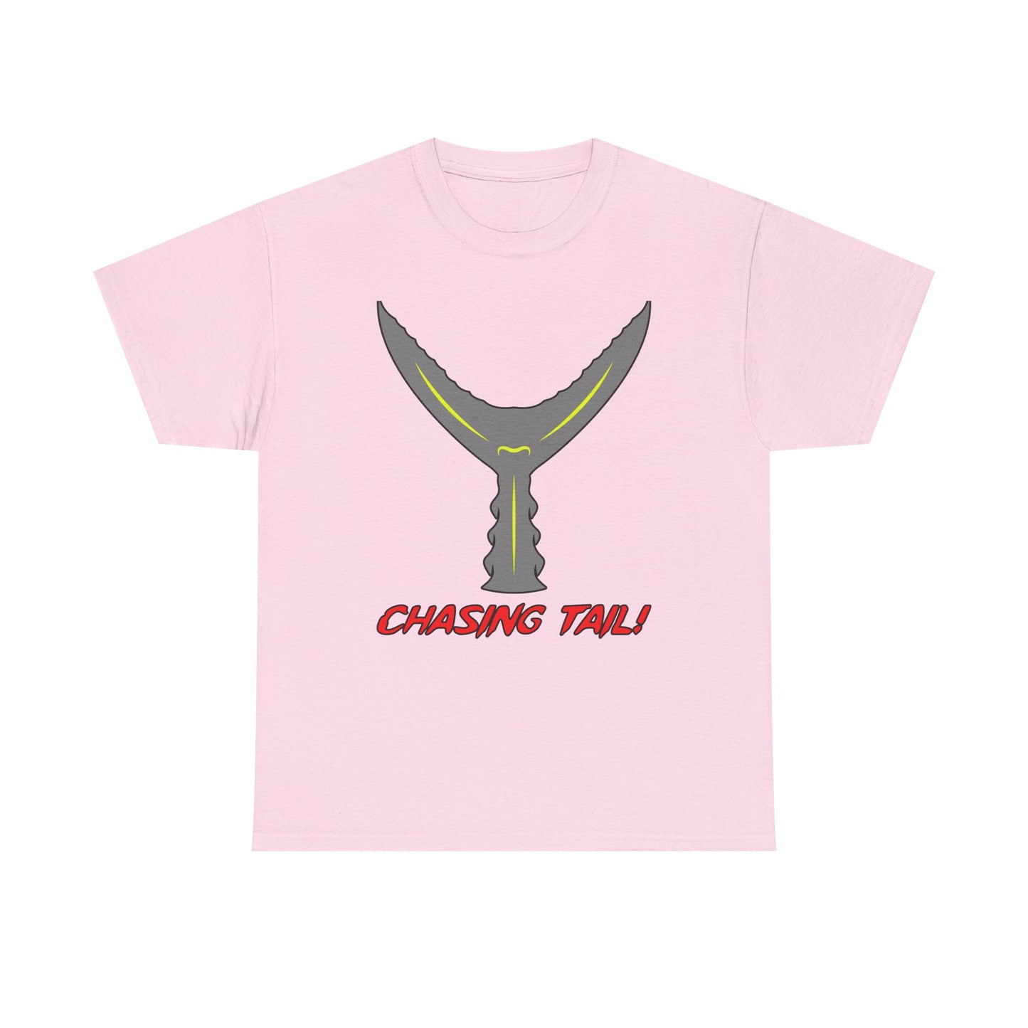 Chasing Tail. Heavy Cotton T-Shirt