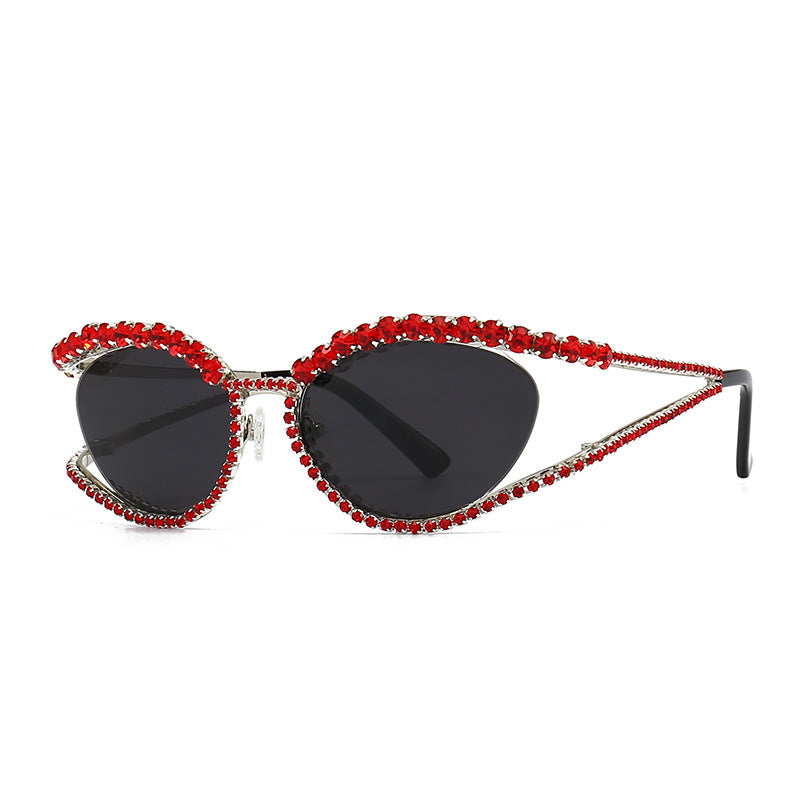 Diamond Diva Cat Eye Diamond Studded Sunglasses