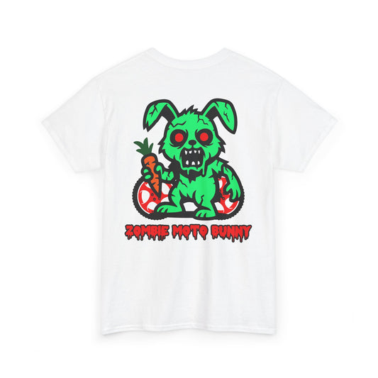 Zombie Moto Bunny, Rad Moto Bunny, Heavy Cotton T-Shirt