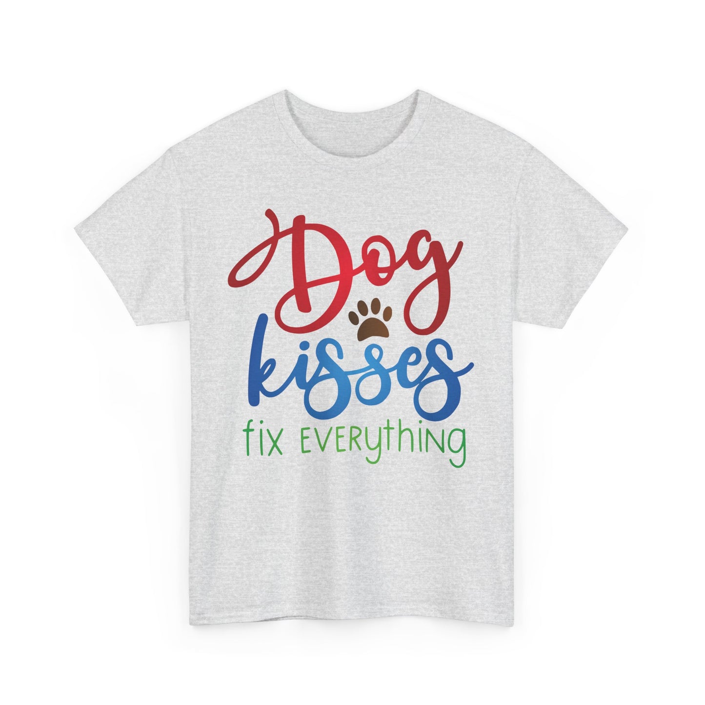 Dog Kisses. Heavy Cotton T-Shirt