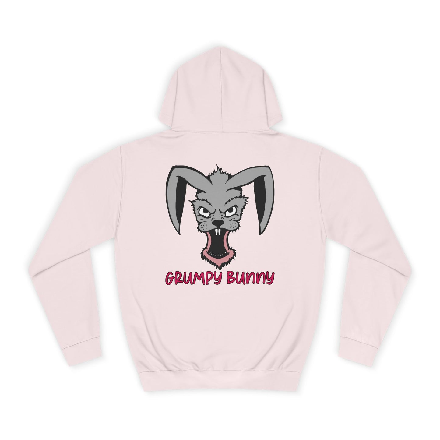 Grumpy Bunny, Rad Moto Bunny, Unisex Hoodie - Biker Style Sweatshirt for Motorcycle Enthusiasts